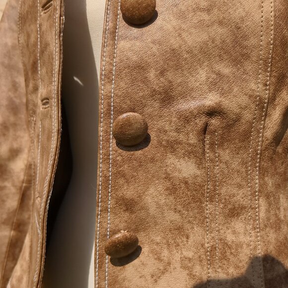 Vintage Brown Jacket with Classic Silhouette - Picture 6 of 9